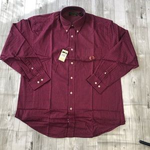 Alexander Julian Shirt Mens Large Colours Plaid Button Down Long Sleeve